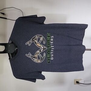 Unisex Delta Soft "Realtree Outfitters" T-shirt,  Color Dark Gray, Size M